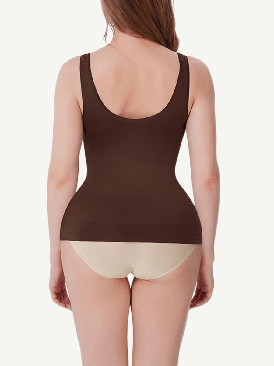 CurvedByOshun® Seamless Shape Vest Tummy Control Boob Support