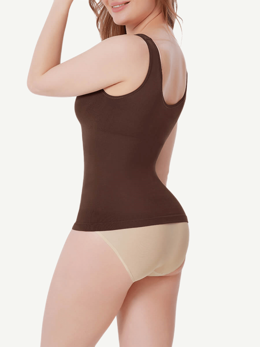 CurvedByOshun® Seamless Shape Vest Tummy Control Boob Support