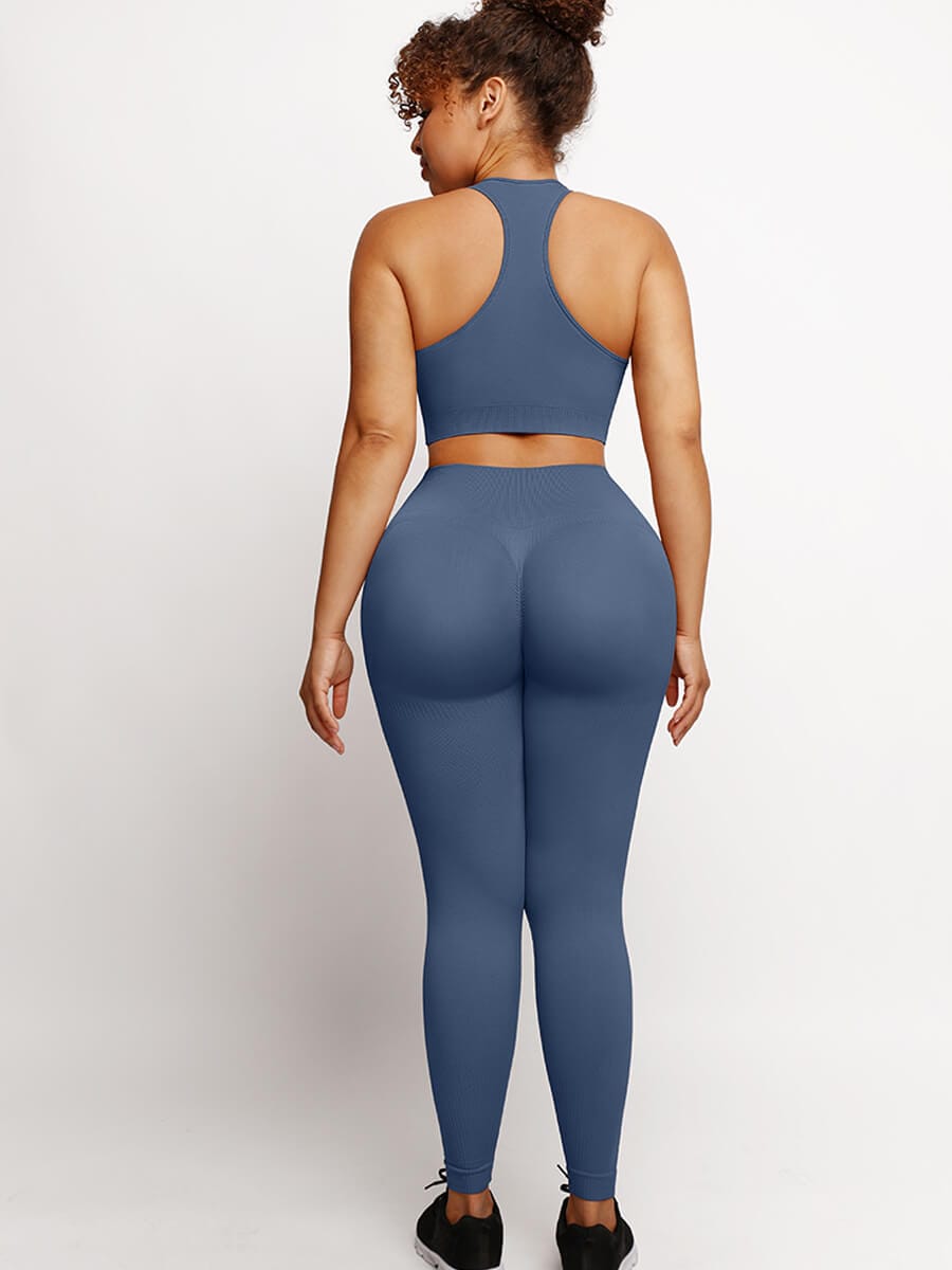 CurvedByOshun® 🌿Eco-friendly Sexy Seamless Sportswear Butt Lifting Tummy Control