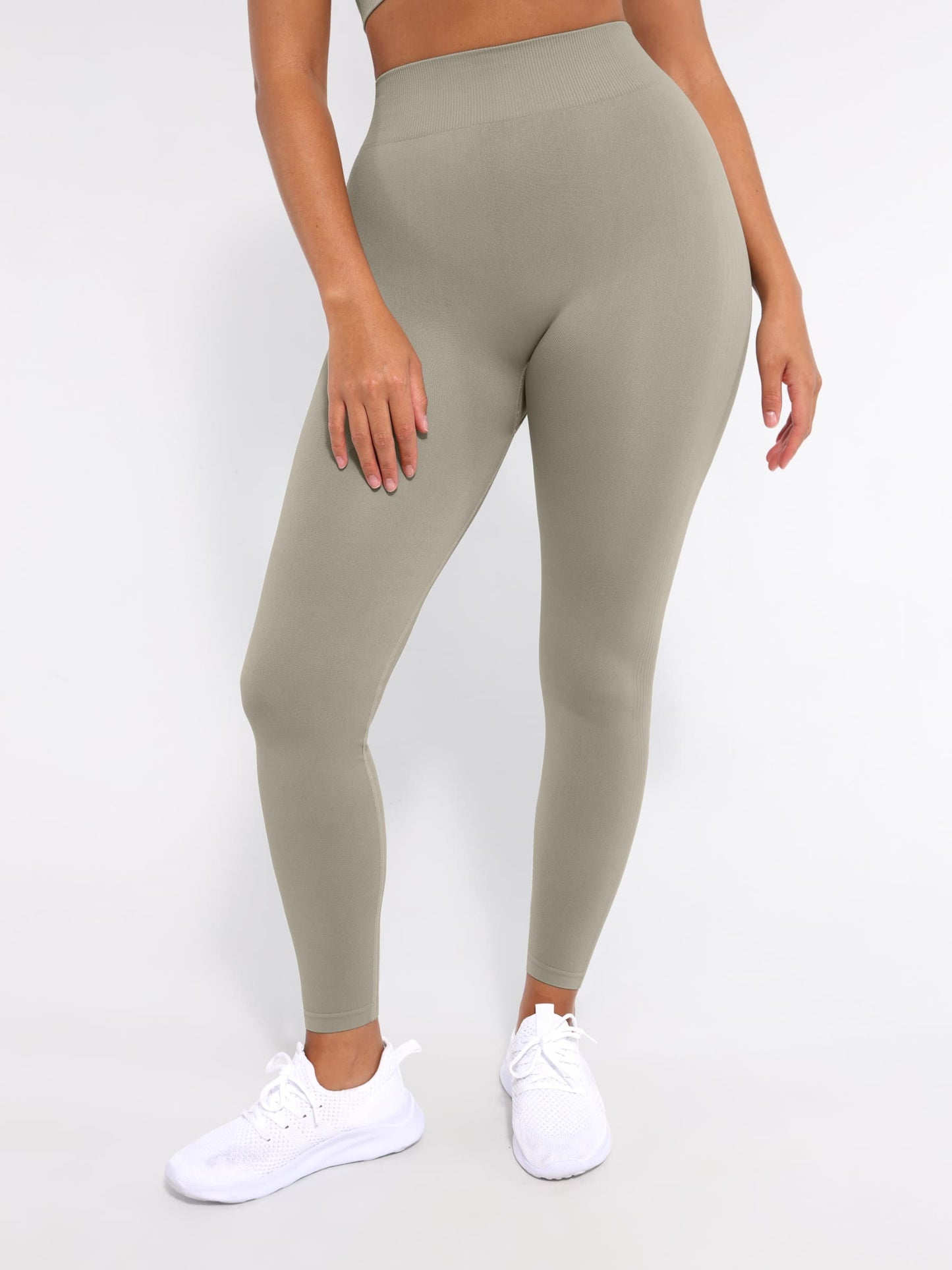 CurvedByOshun®  Seamless High Waisted Leg Shaping Slimming Yoga Legging