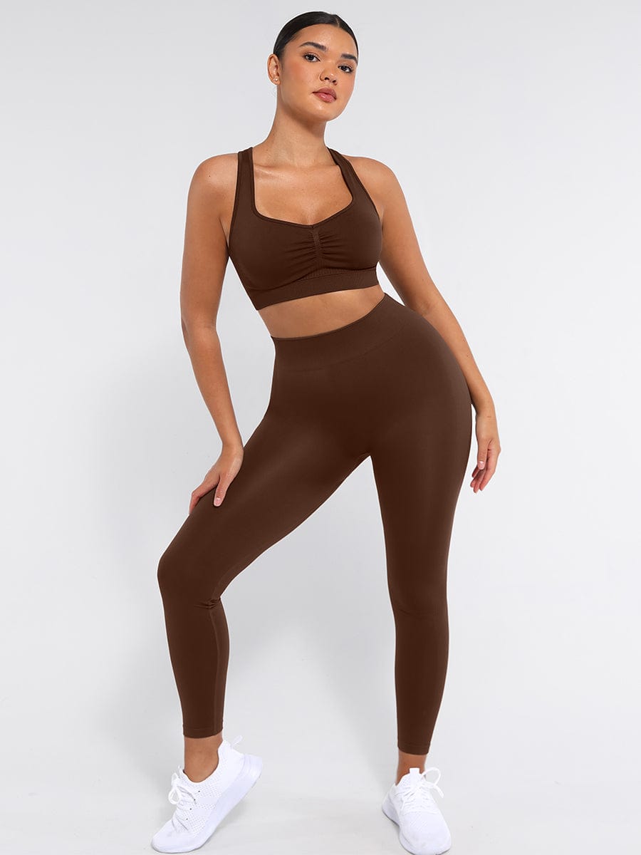 CurvedByOshun®  Seamless Full Zipper Running Top with Thumb Holes