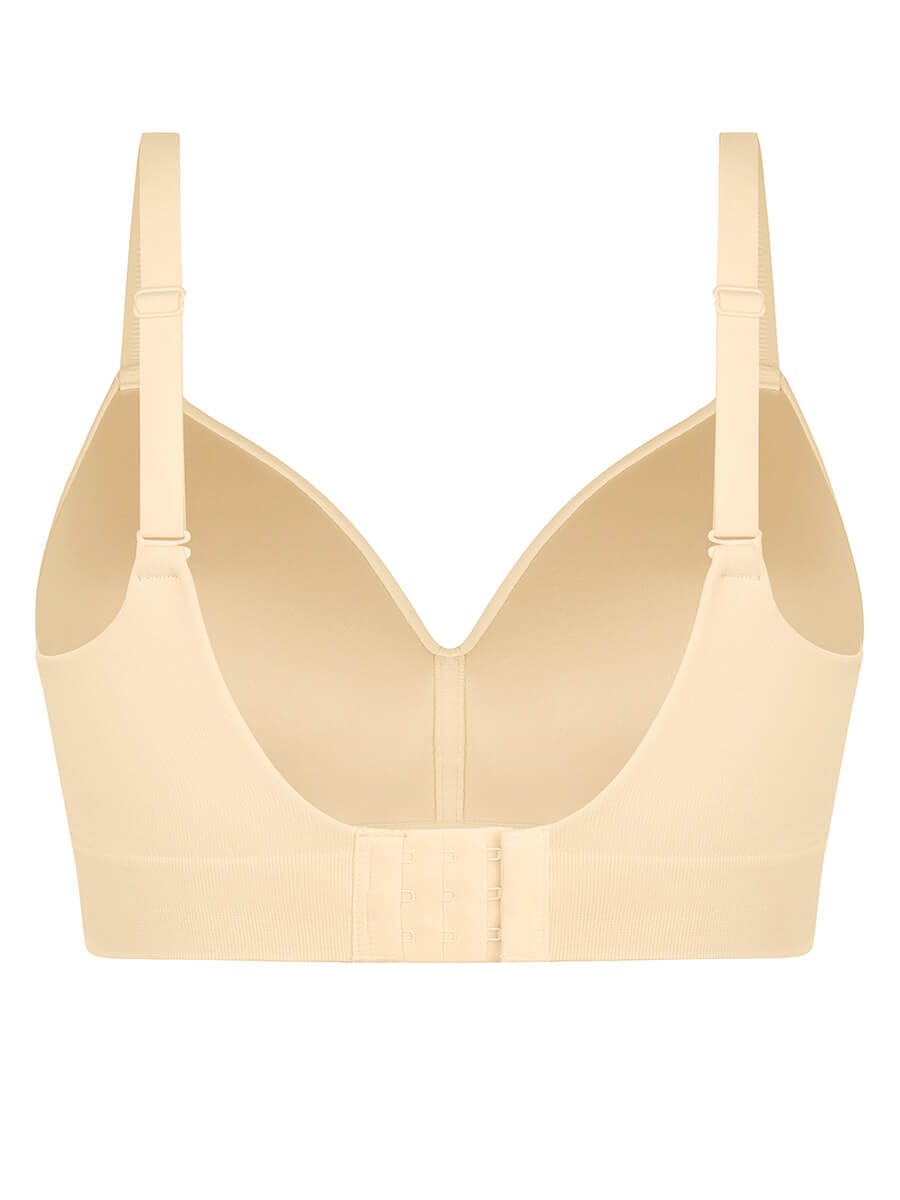 CurvedByOshun®  Seamless Wireless Bust Support Shapewear Bra