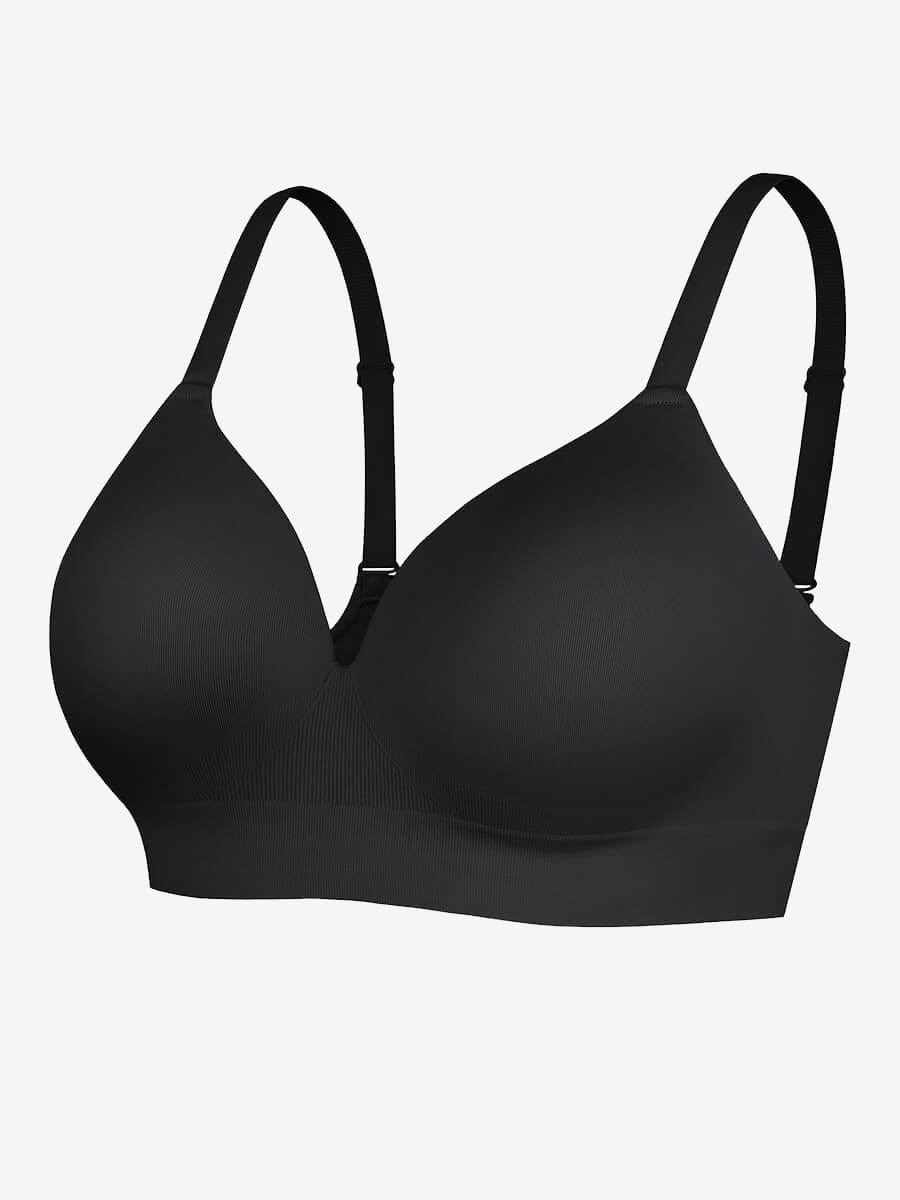 CurvedByOshun®  Seamless Wireless Bust Support Shapewear Bra