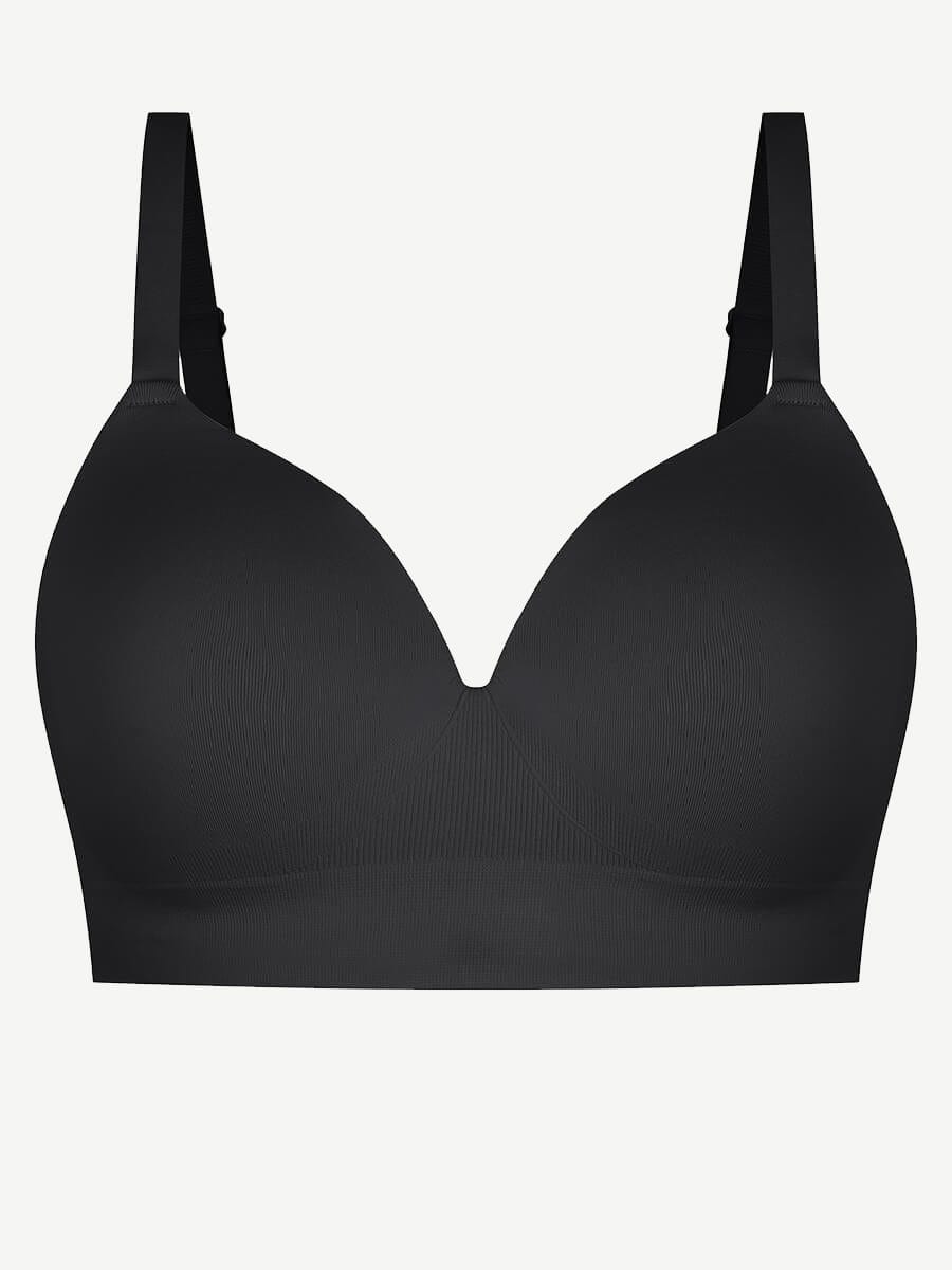 CurvedByOshun®  Seamless Wireless Bust Support Shapewear Bra