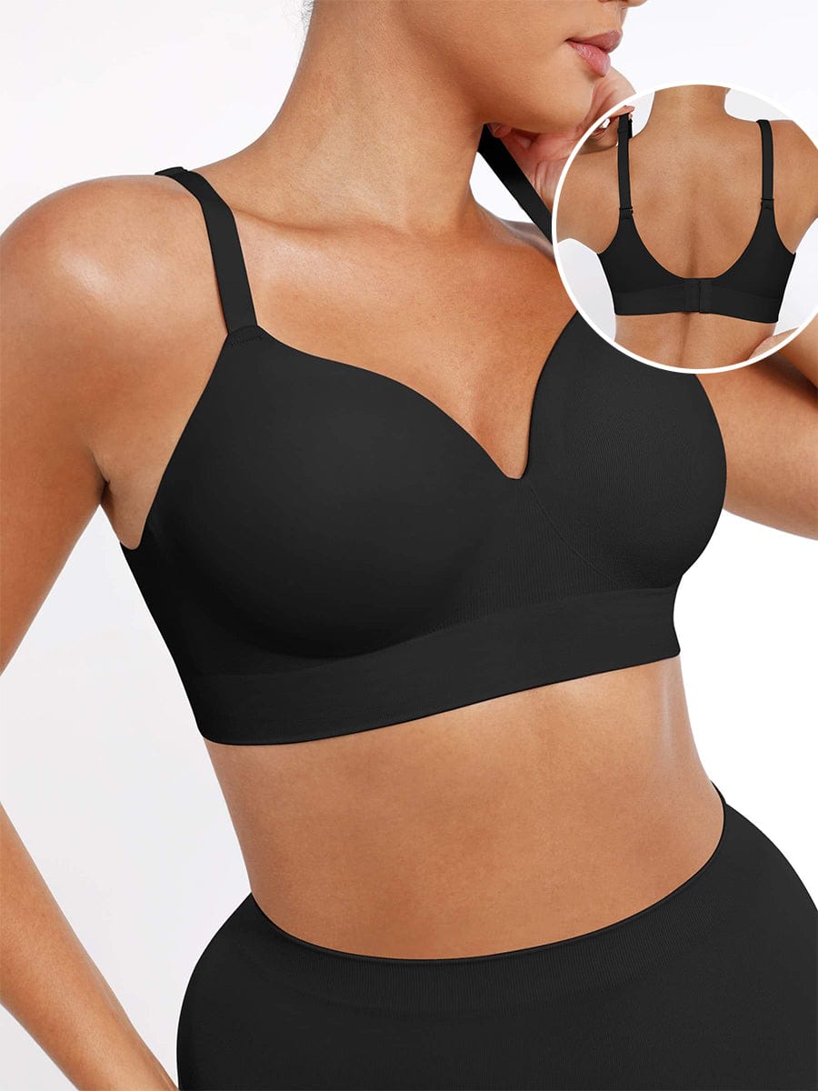 CurvedByOshun®  Seamless Wireless Bust Support Shapewear Bra