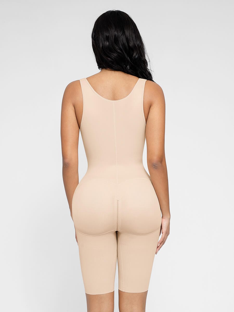 CurvedByOshun®  Post-Operative Breast-Covering Side-Zip Body Shaper