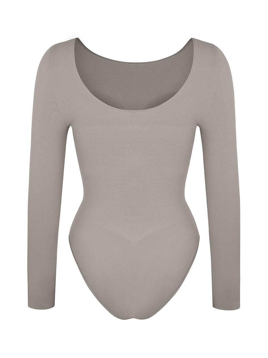 CurvedByOshun® Seamless Bust Support Waist Cinching Tummy Control Bodysuit