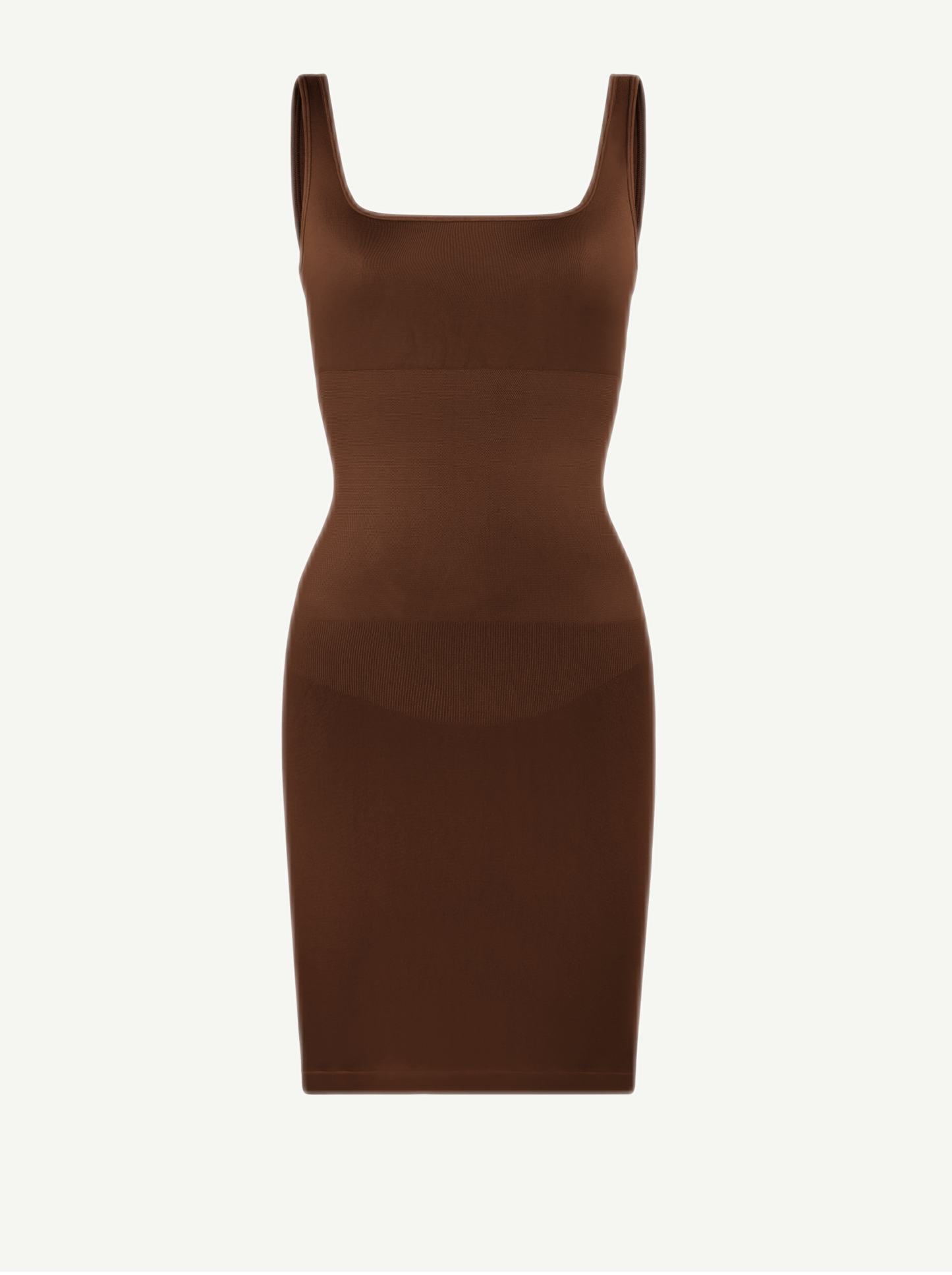 CurvedByOshun®  🌿Eco-friendly Square-neck Shaper Snatched Seamless Dress